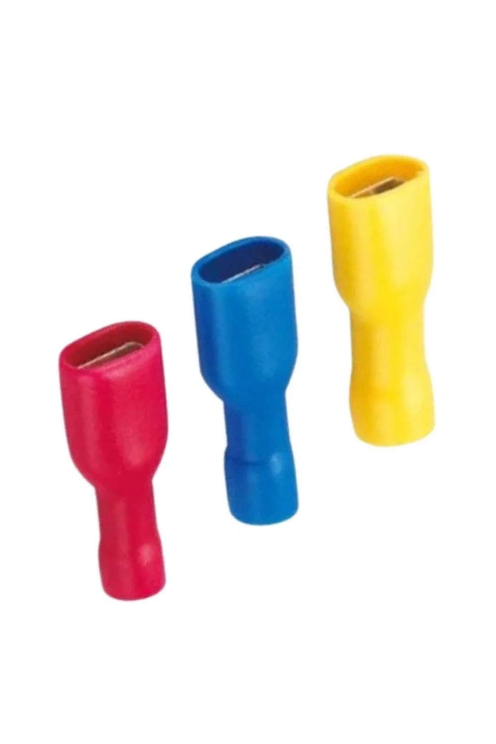 Tam İzoleli Dişi Faston Tip Kablo Ucu GFFD-1488 0.50-1.50mm Kırmızı 200 Adet