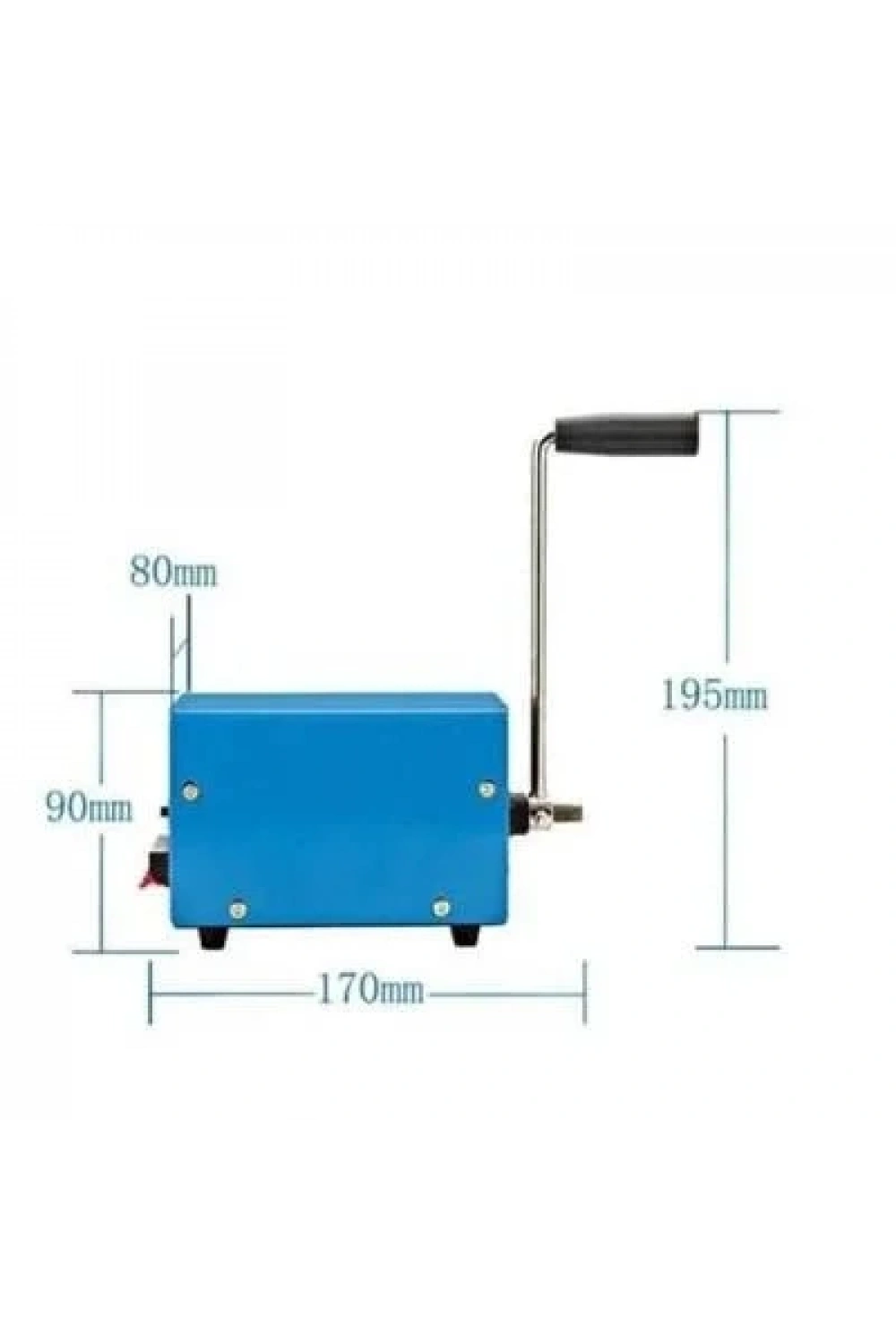 Taşınabilir 20W El Jeneratörü USB 3-5-9-12-15V