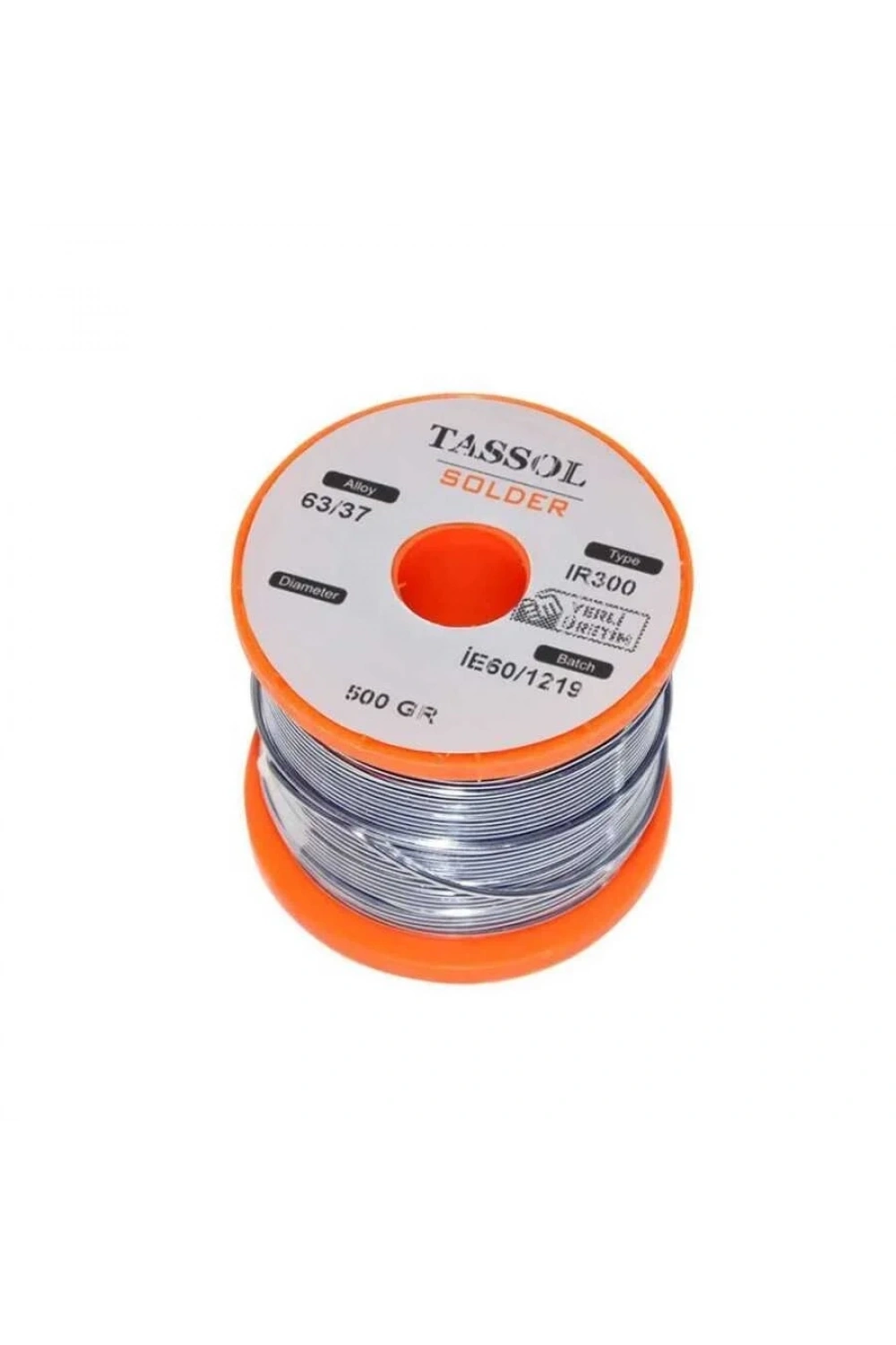 Tassol 1 mm 500gr Lehim Teli (%63 Kalay / %37 Kurşun)