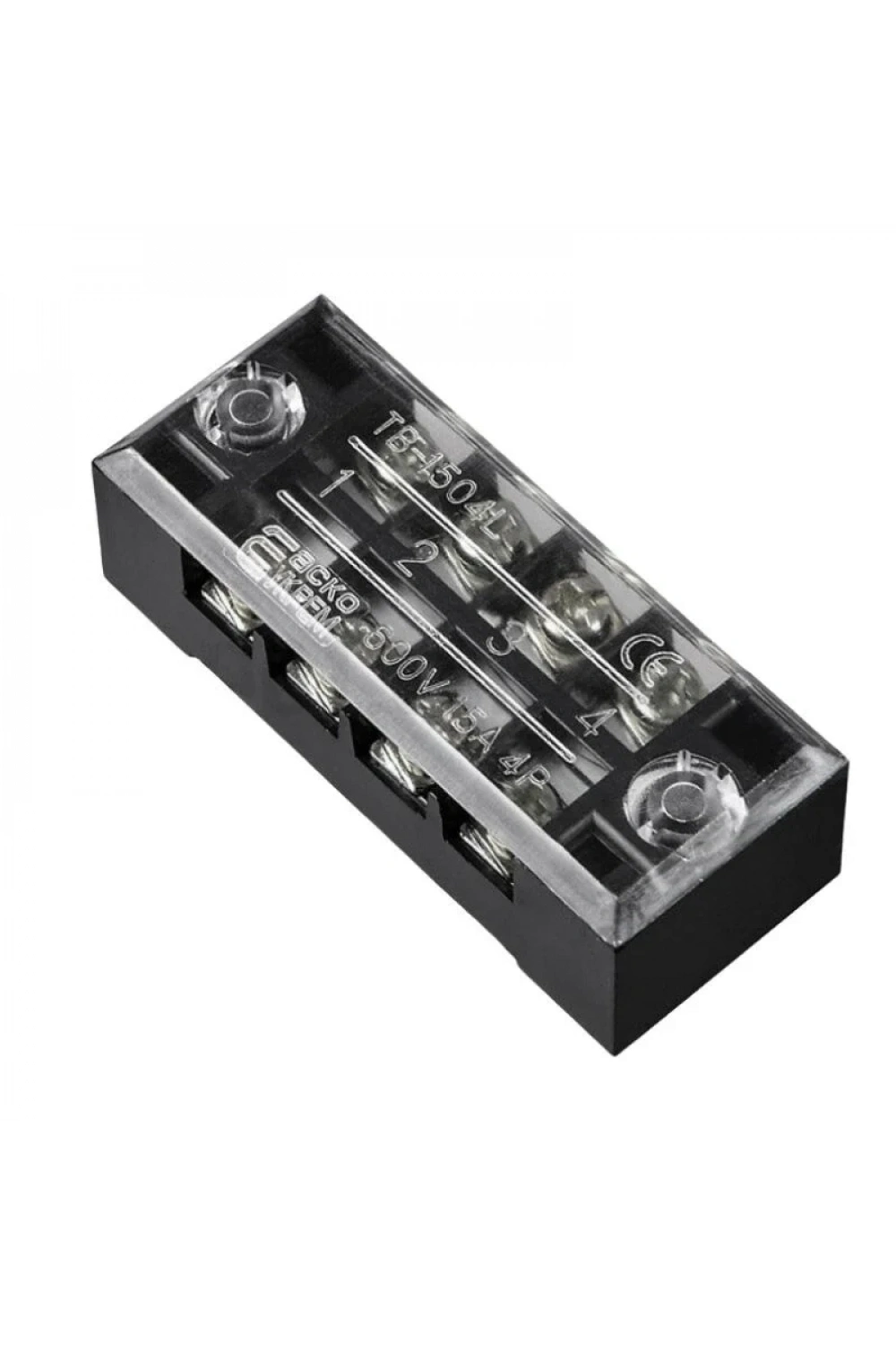 TB-1504 4P Çift Sıra Terminal Blok - 600V 15A