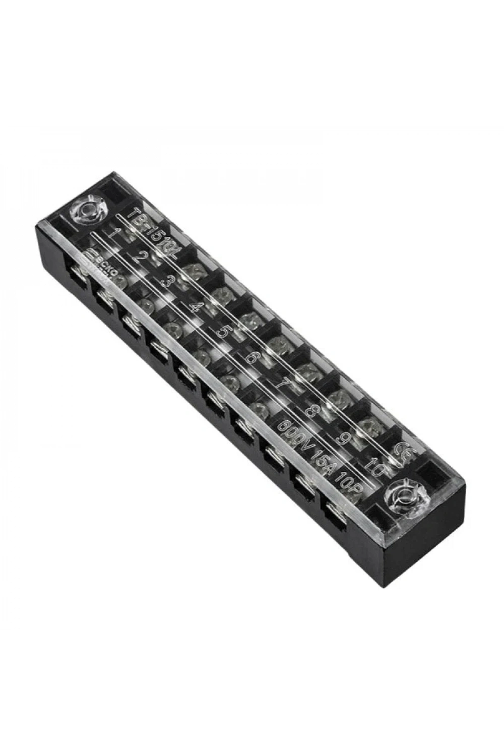 TB-1510 10P Çift Sıra Terminal Blok - 600V 15A
