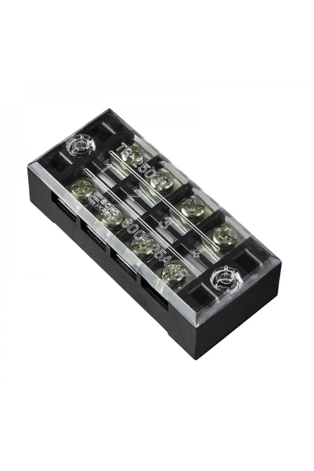 TB-2504 4P Çift Sıra Terminal Blok - 600V 25A