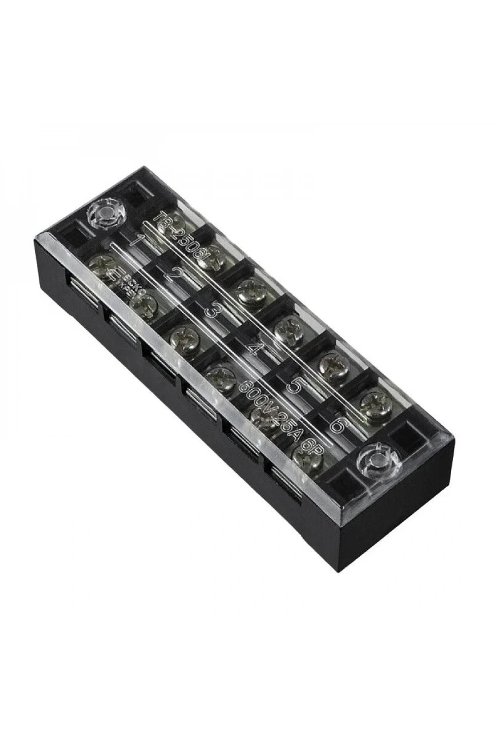 TB-2506 6P Çift Sıra Terminal Blok - 600V 25A