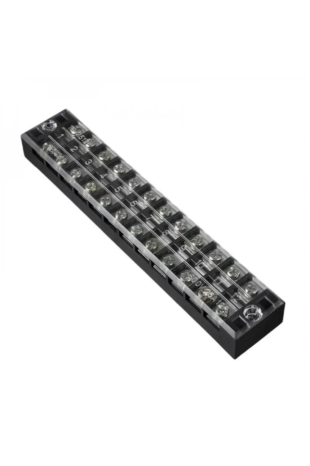 TB-2512 12P Çift Sıra Terminal Blok - 600V 25A