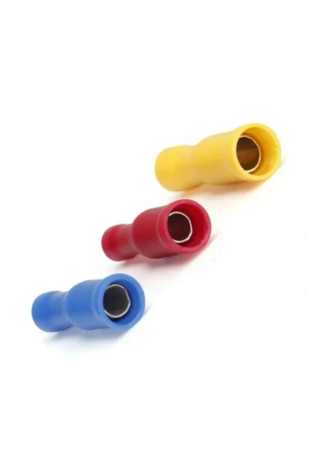 TBD - 5050 4.0-6.0mm2 İzoleli Soket Tipi Dişi Terminal Kablo Ucu Sarı 100 Adet