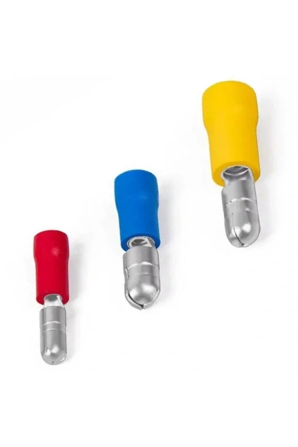 TBE-5050 4.0-6.0mm2 İzoleli Soket Tipi Erkek Terminal Kablo Ucu Sarı 100 Adet