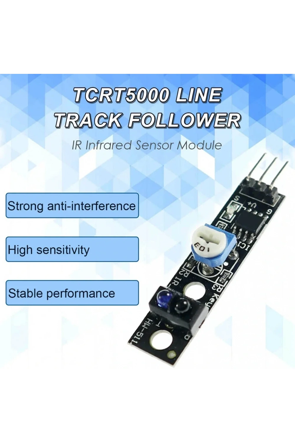 TCRT5000 Çizgi Takip Sensörü Modülü - KY-033