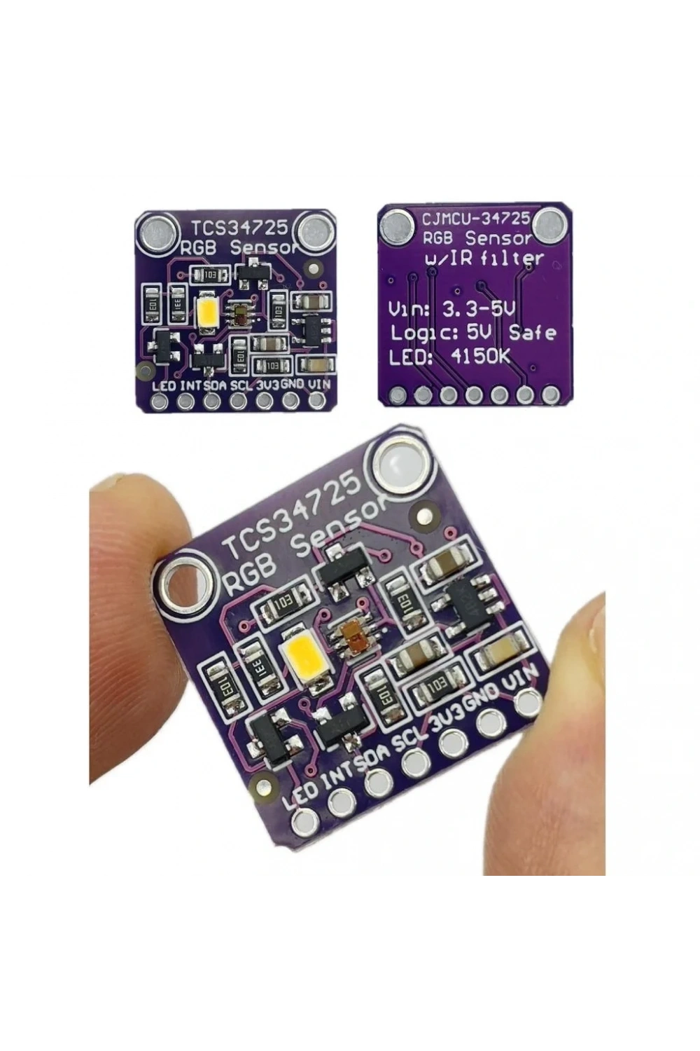 TCS34725 RGB Renk Algılama IR Filtre Sensör Modül
