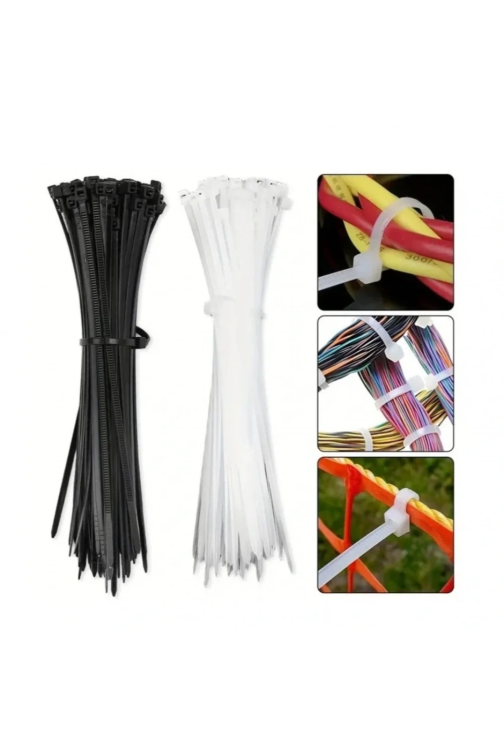 TCT-150 M 150x2.5 Ø35 Siyah Standart Kablo Bağı (100 Adet)