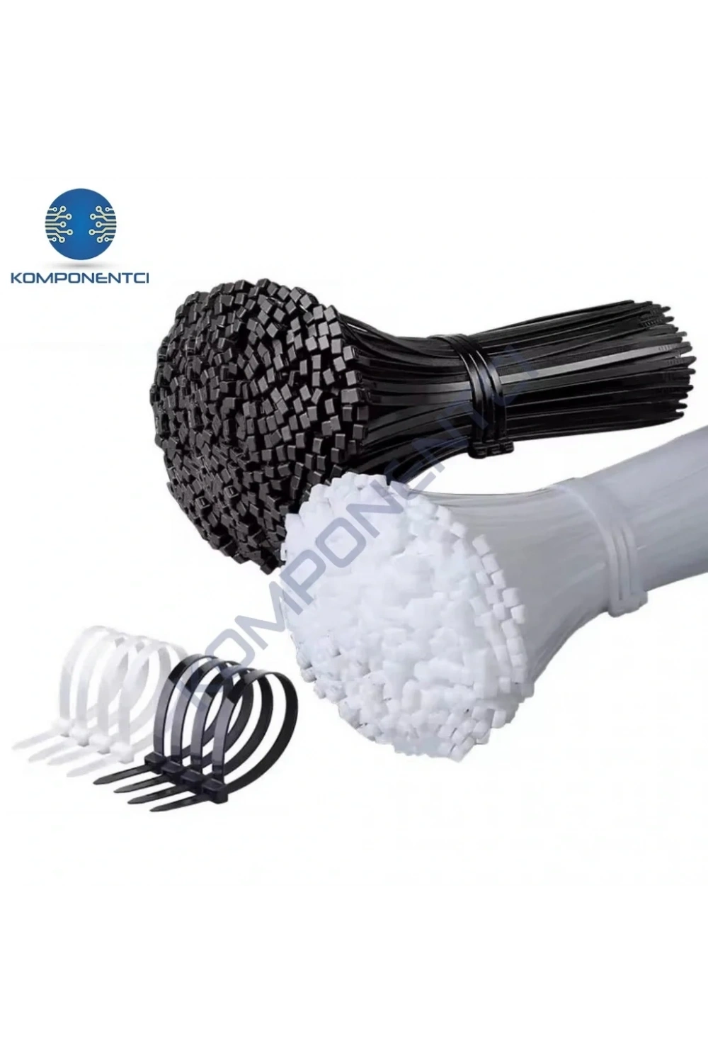 TCT-250 I 250x3.5 Ø65 Siyah Standart Kablo Bağı (100 Adet)