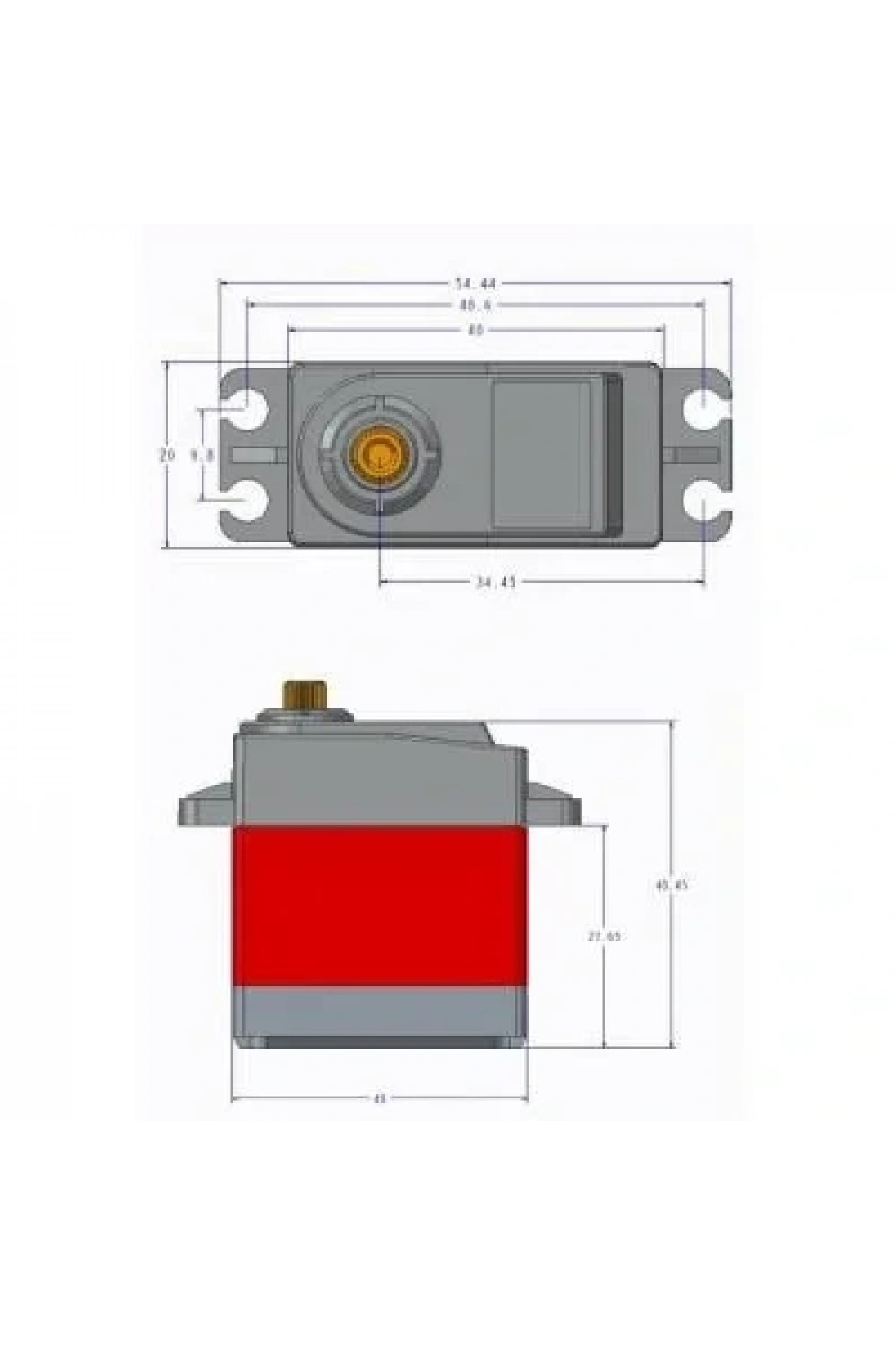 TD-8120MG 20KG Su Geçirmez Dijital Servo Motor
