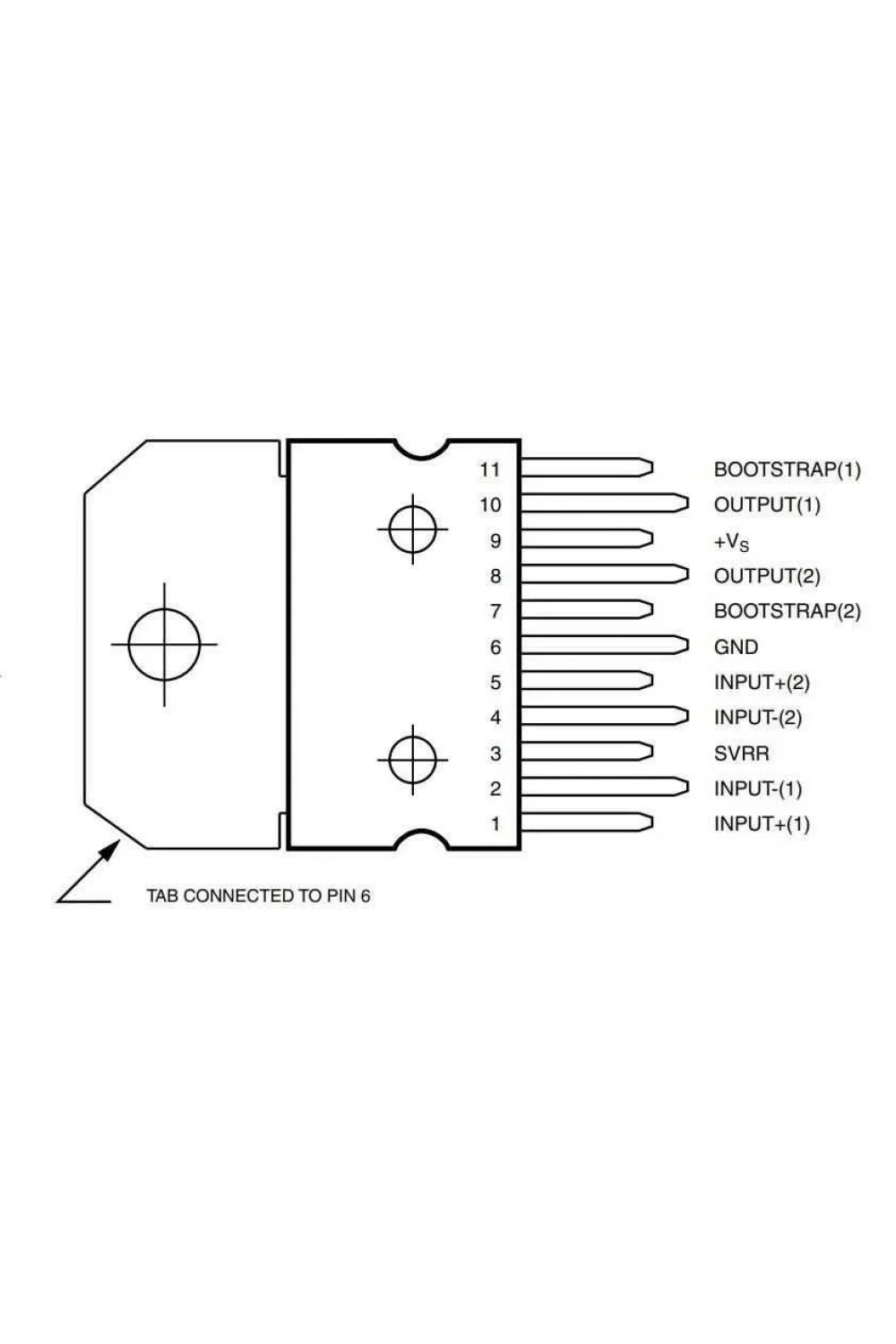 TDA2005 Multiwatt-11 Amplifikatör Ses Entegresi
