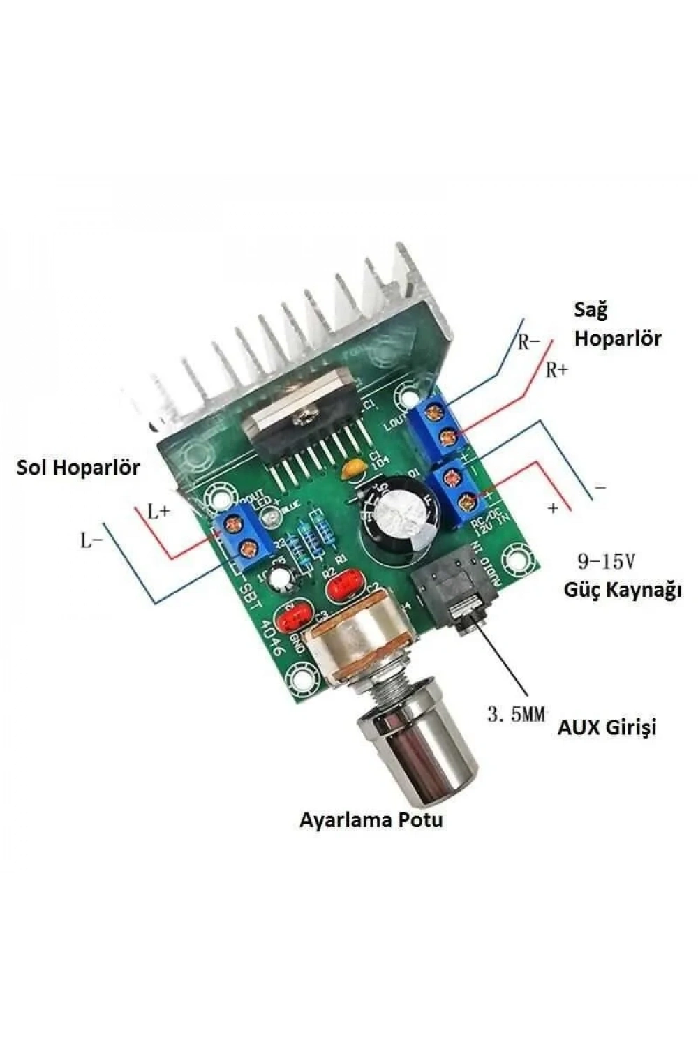 TDA7297 2x15W Çift Kanal Amfi Devresi