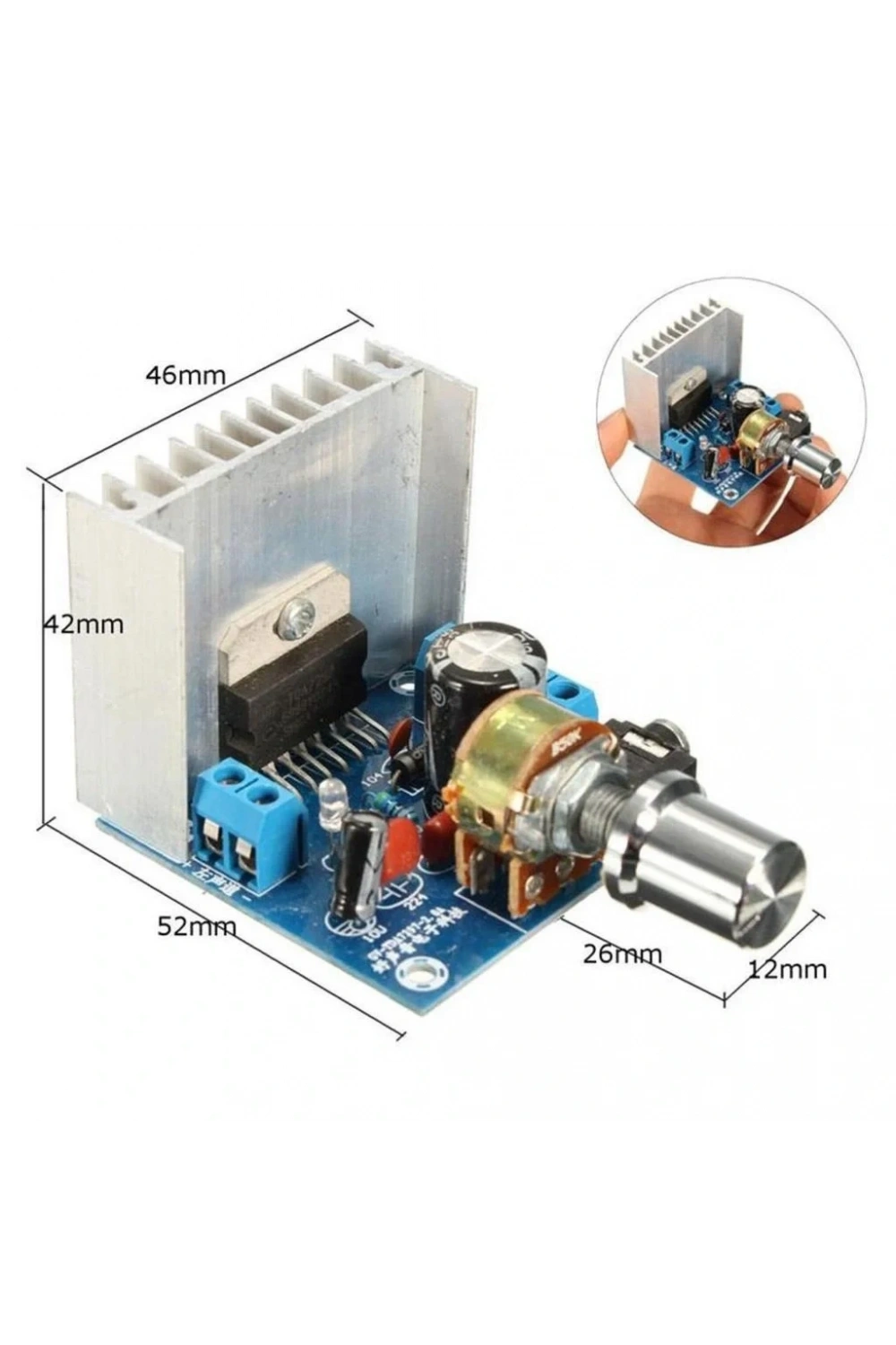 TDA7297 Amfi Devresi Amplifikatör Çift Kanal 2x15W