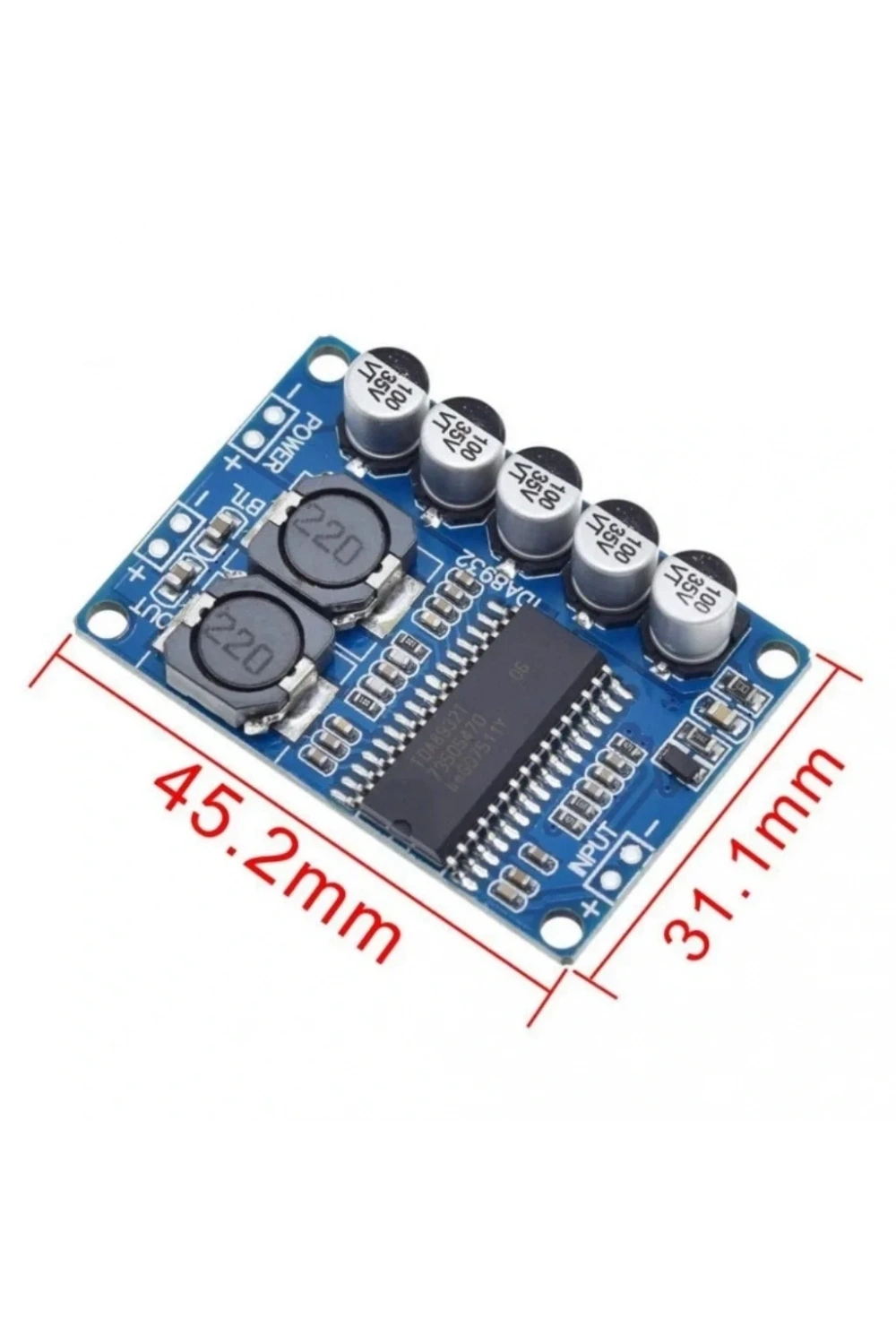 TDA8932 35W Dijital Amplifikatör Kartı