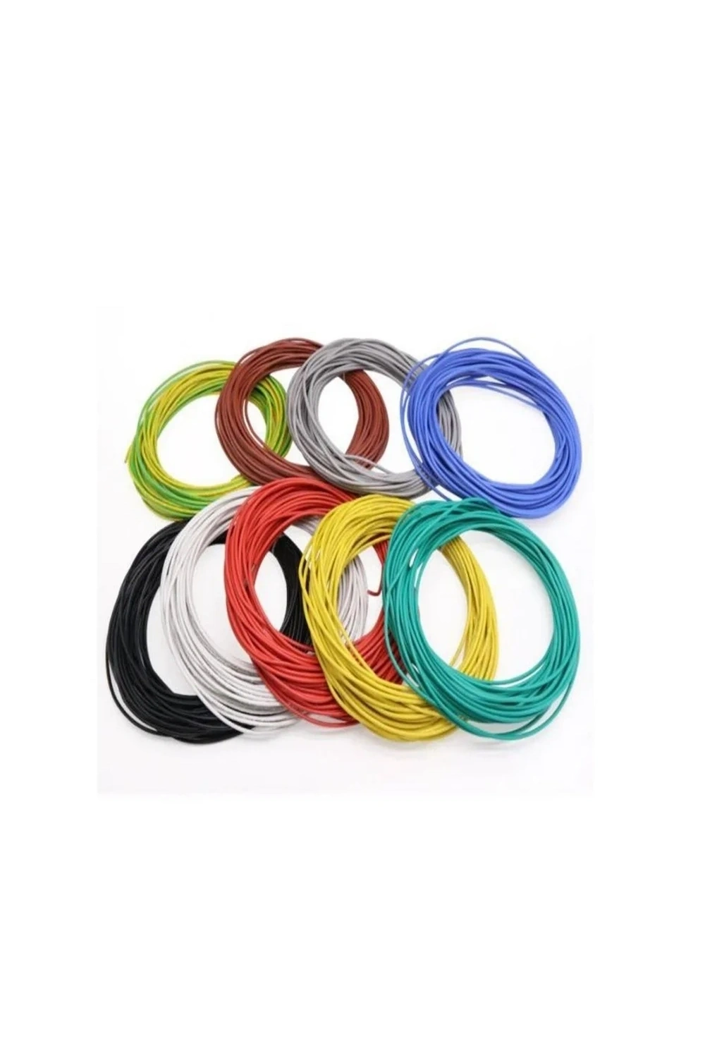Tek Damarlı Montaj Kablosu 24AWG Sarı 10M