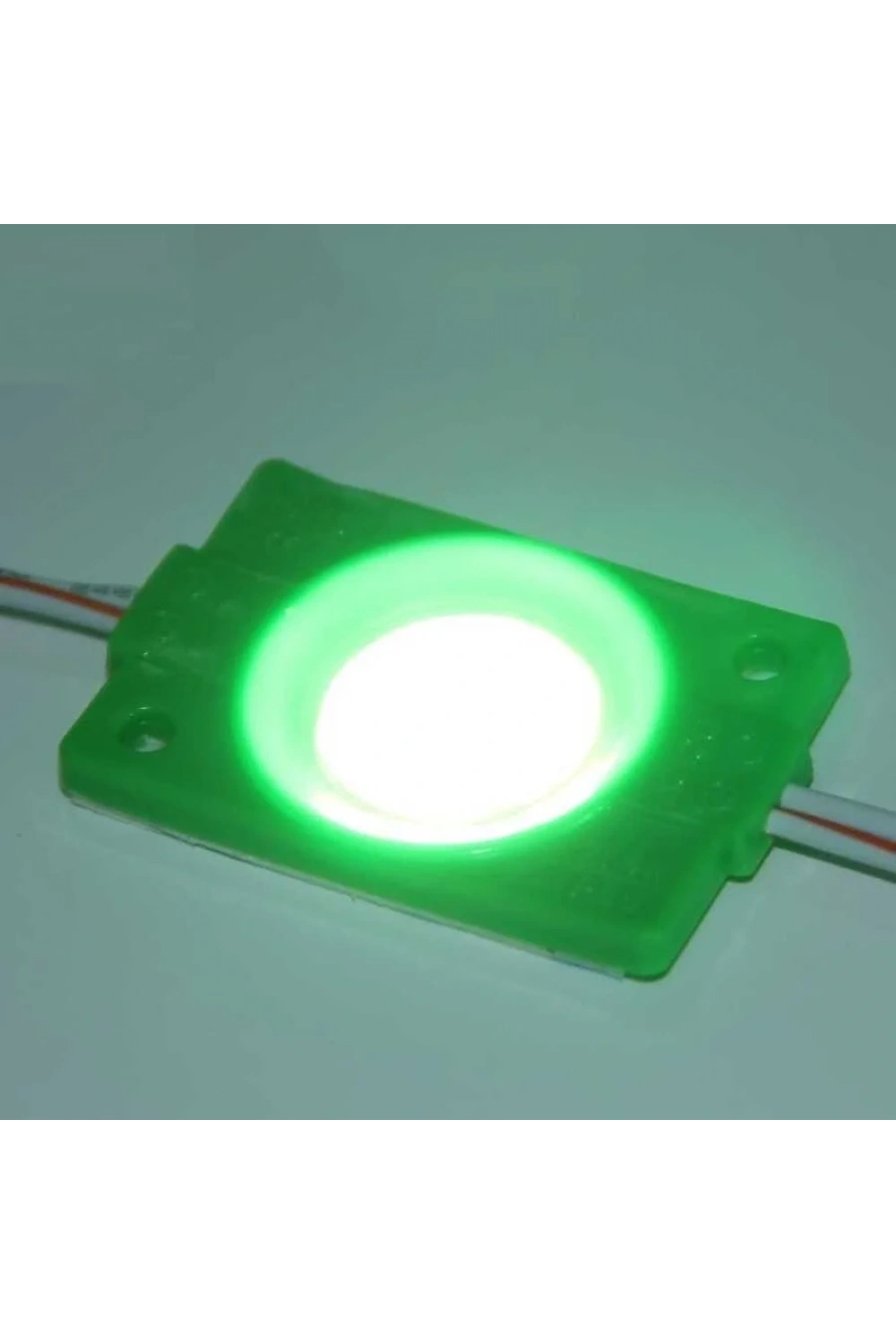 Tekli Su Gerçimez Cob Led Modülü - Yeşil 12V 2.4W