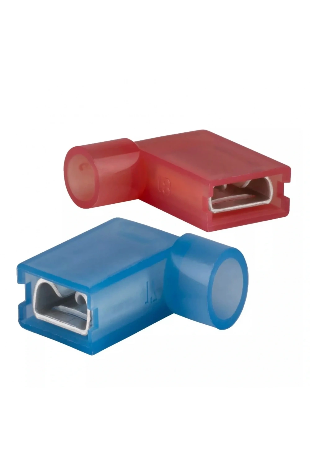 TFDEB - 2862 1.5-2.5mm2 Tam İzoleli Polyamid Bayrak Tip Terminal Kablo Ucu Mavi 100 Adet