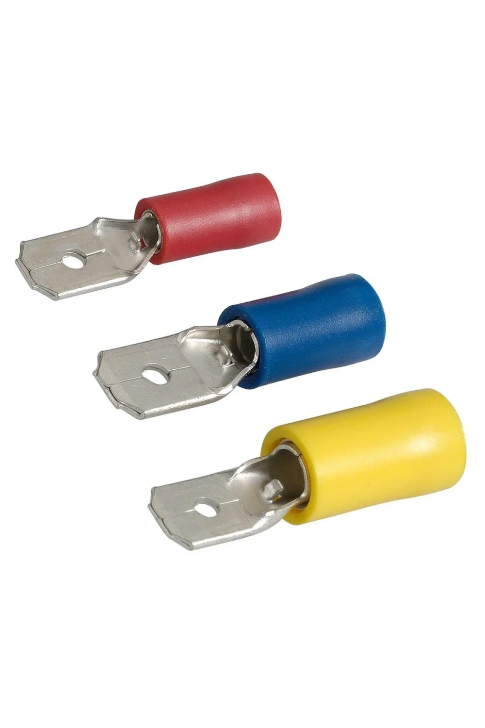 TFE - 2488 1.5-2.5mm2 İzoleli Erkek Faston Tip Kablo Ucu Mavi - 200 Adet
