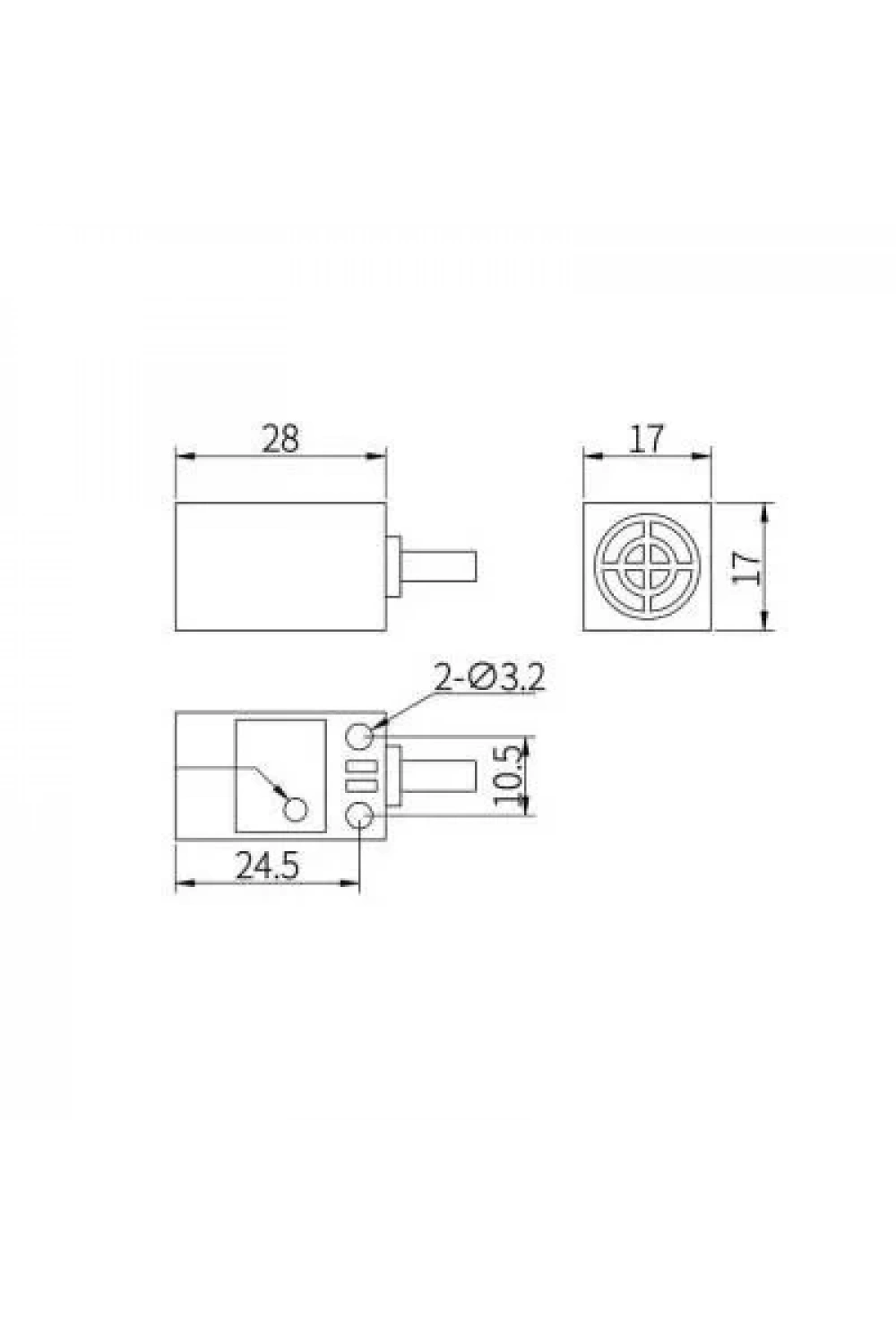 TL-Q5MD1 6-36V 5mm NO Endüktif Mesafe Sensörü