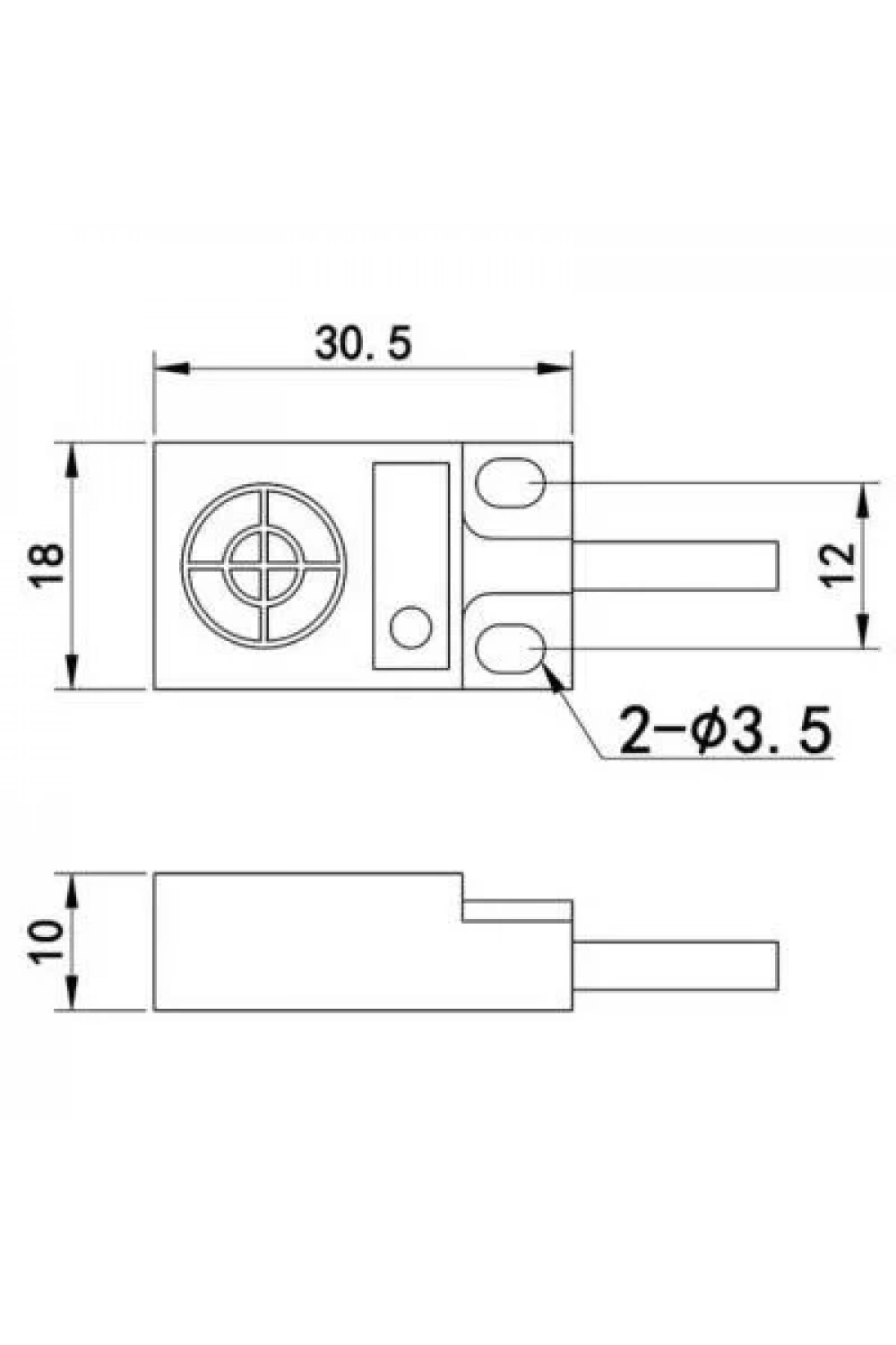TL-W5MF1 6-36V 5mm PNP NO Endüktif Mesafe Sensörü