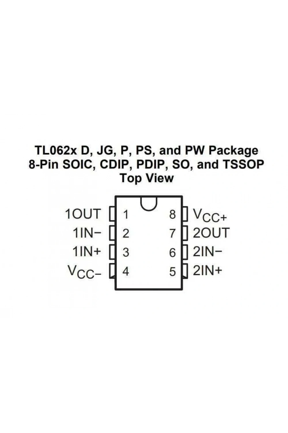 TL062CP DIP8 Entegre