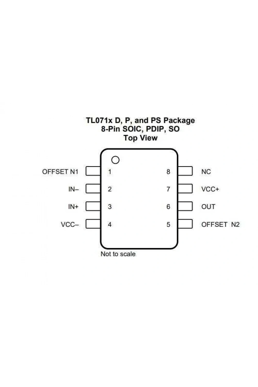 TL071 SMD SO8 Entegre