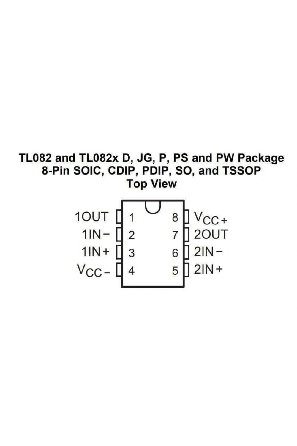 TL082 DIP8 Entegre