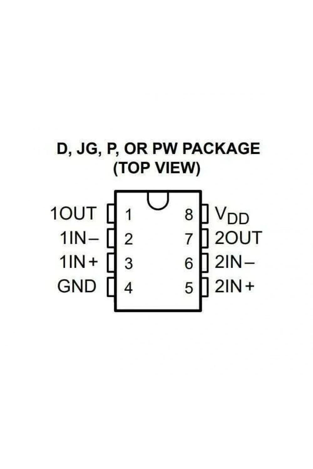TLC272CP DIP-8 Entegre