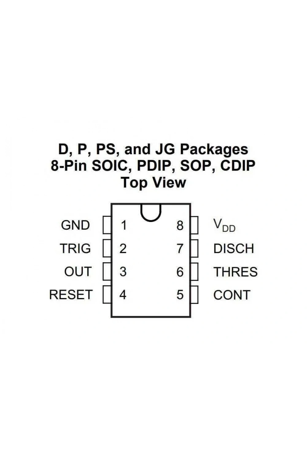 TLC555CDR SMD SOIC-8 Entegre