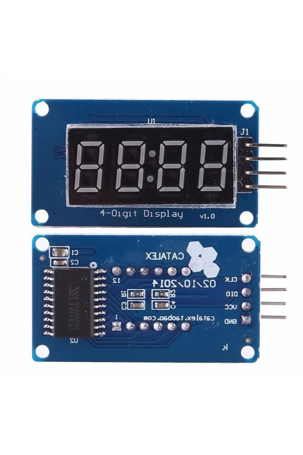 TM1637 Lcd Ekran Modülü 4 Dijit 7 Segment