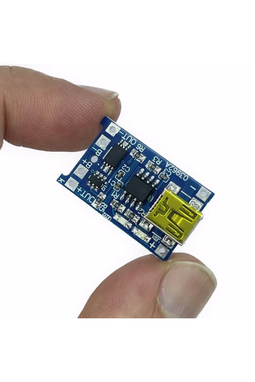 TP4056 Mini USB Lipo Korumalı Lityum Pil Devresi