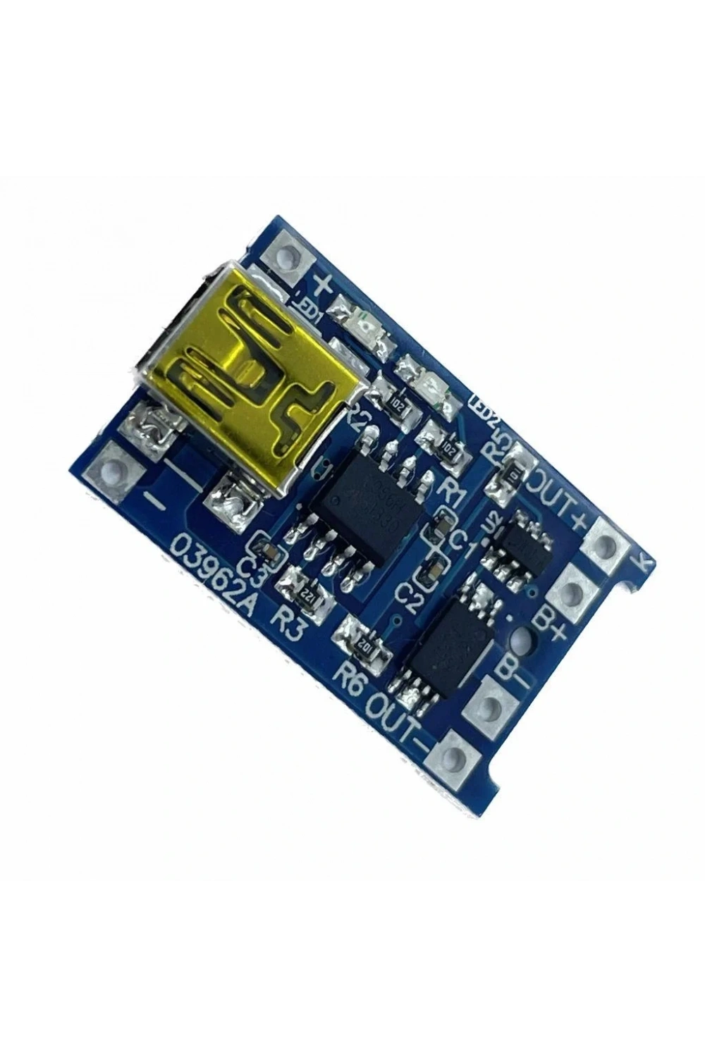 TP4056 Mini USB Lipo Korumalı Lityum Pil Devresi
