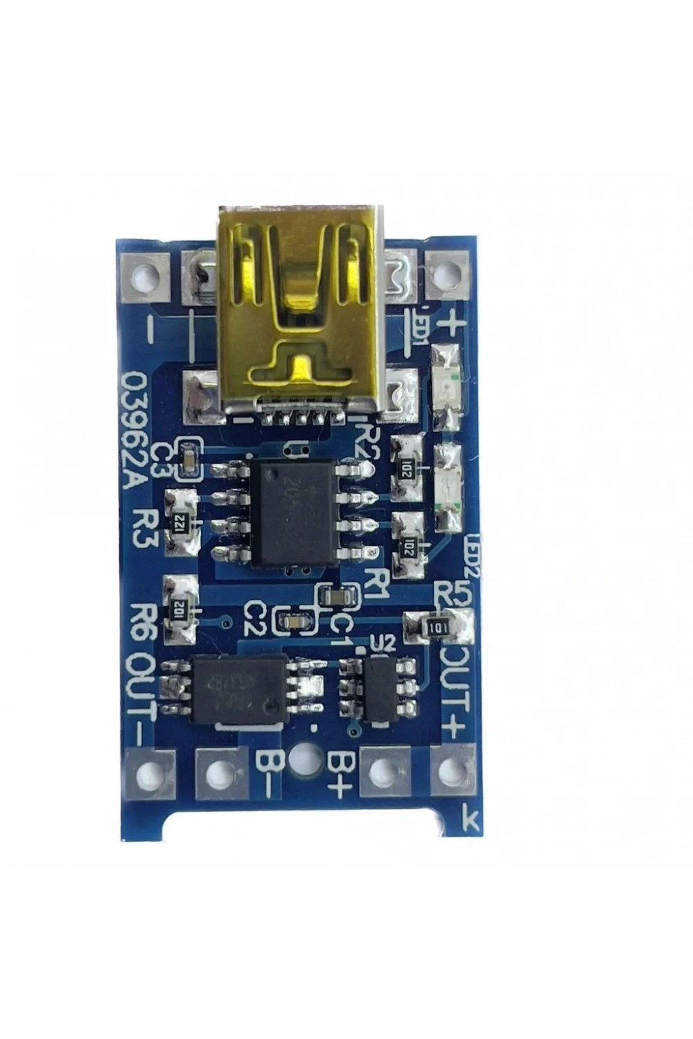 TP4056 Mini USB Lipo Korumalı Lityum Pil Devresi