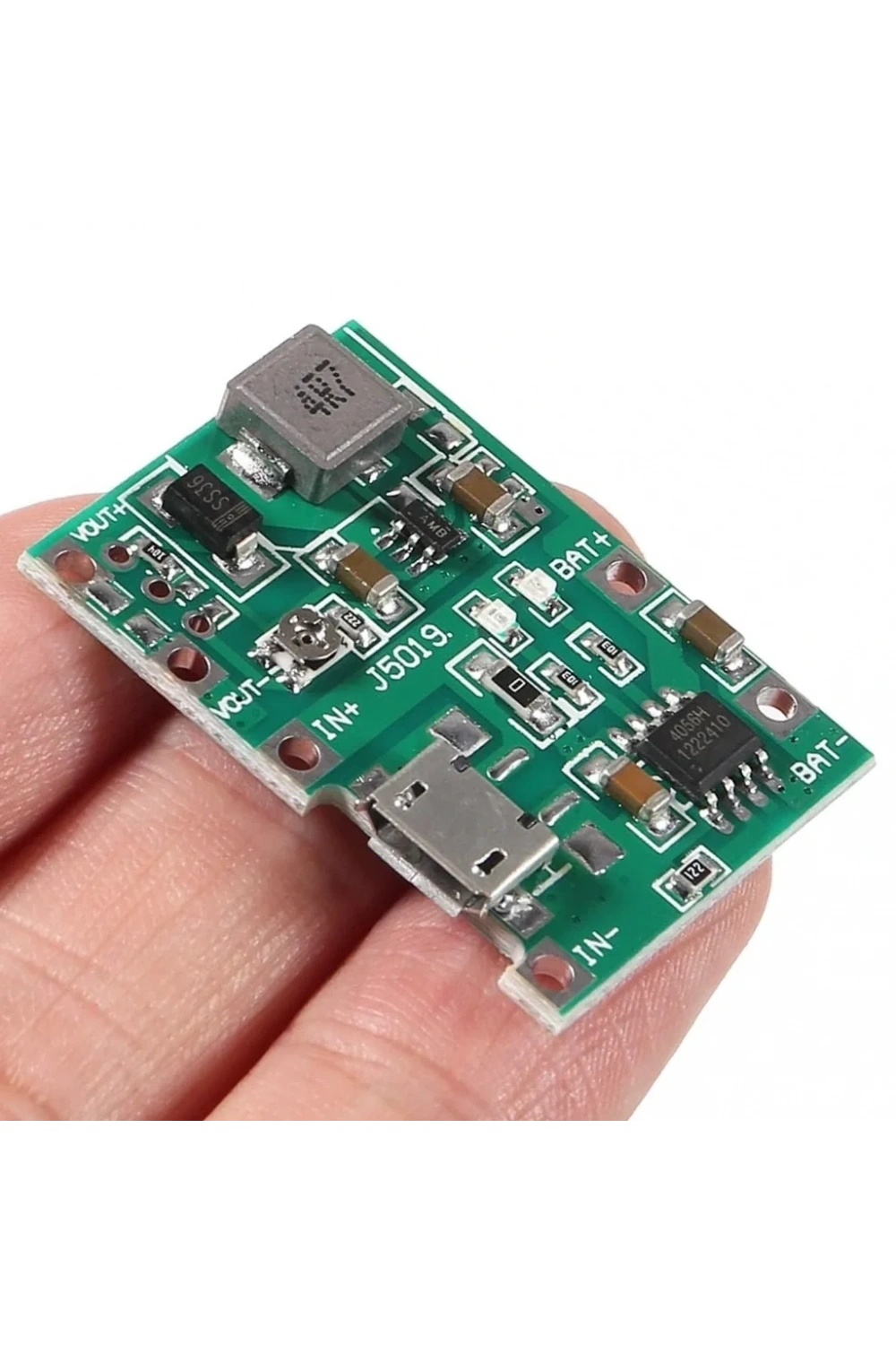 TP4056 Pil Şarj ve Voltaj Yükseltici 3.7V 4.2V Micro Usb