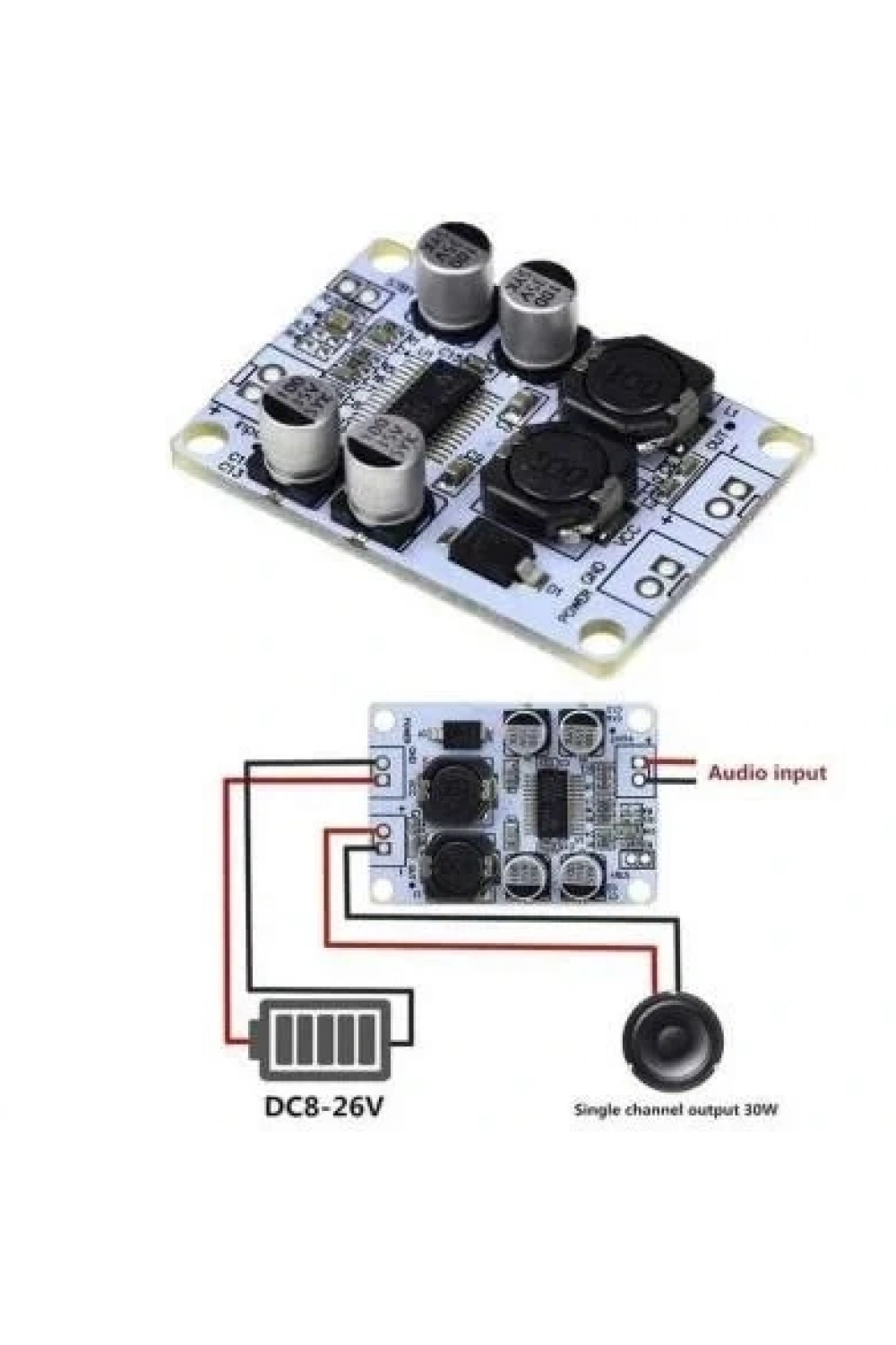 TPA3110 1*30W Mono Amfi Devresi
