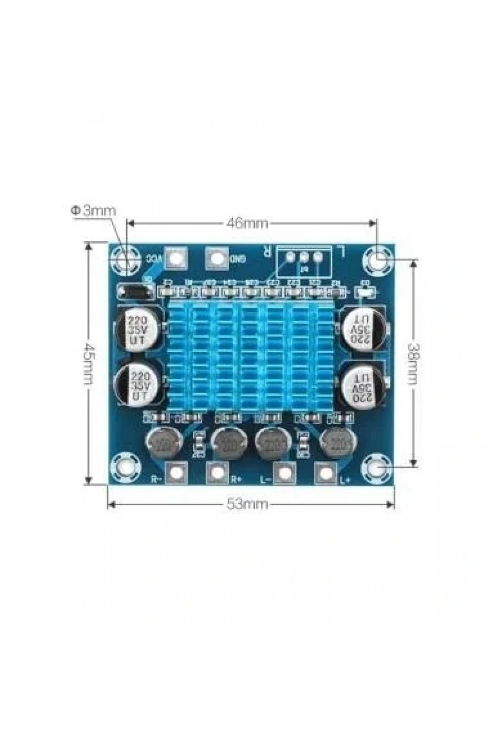 TPA3110 2x15W Stereo Çift Kanal Amfi Devresi XH-A232