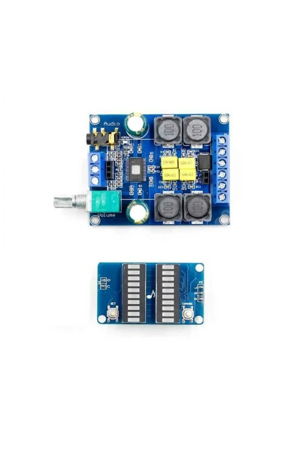 TPA3116 2x50W Vu Metreli Stereo Amfi Devresi