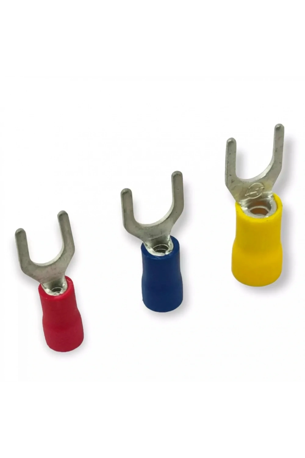TRM TCU - 3002 1.5-2.5mm² Kesit d2: 3.2mm İzoleli Çatal Tip Kablo Ucu (200 Adet)