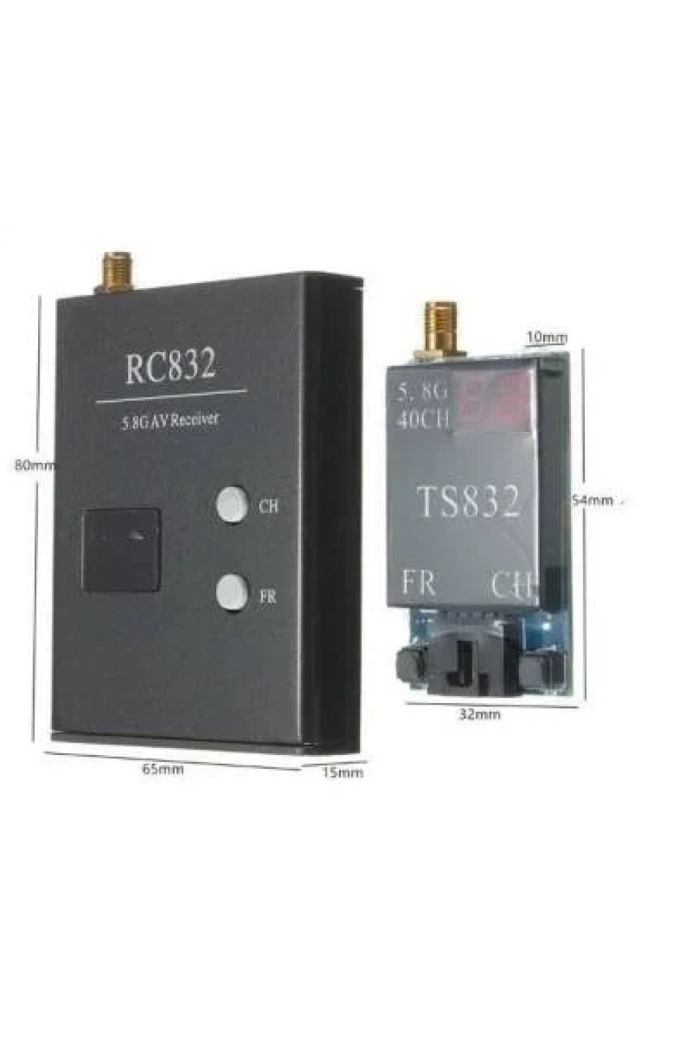 TS832 Verici ve RC832 Alıcı Seti 48CH 5.8G 600mW