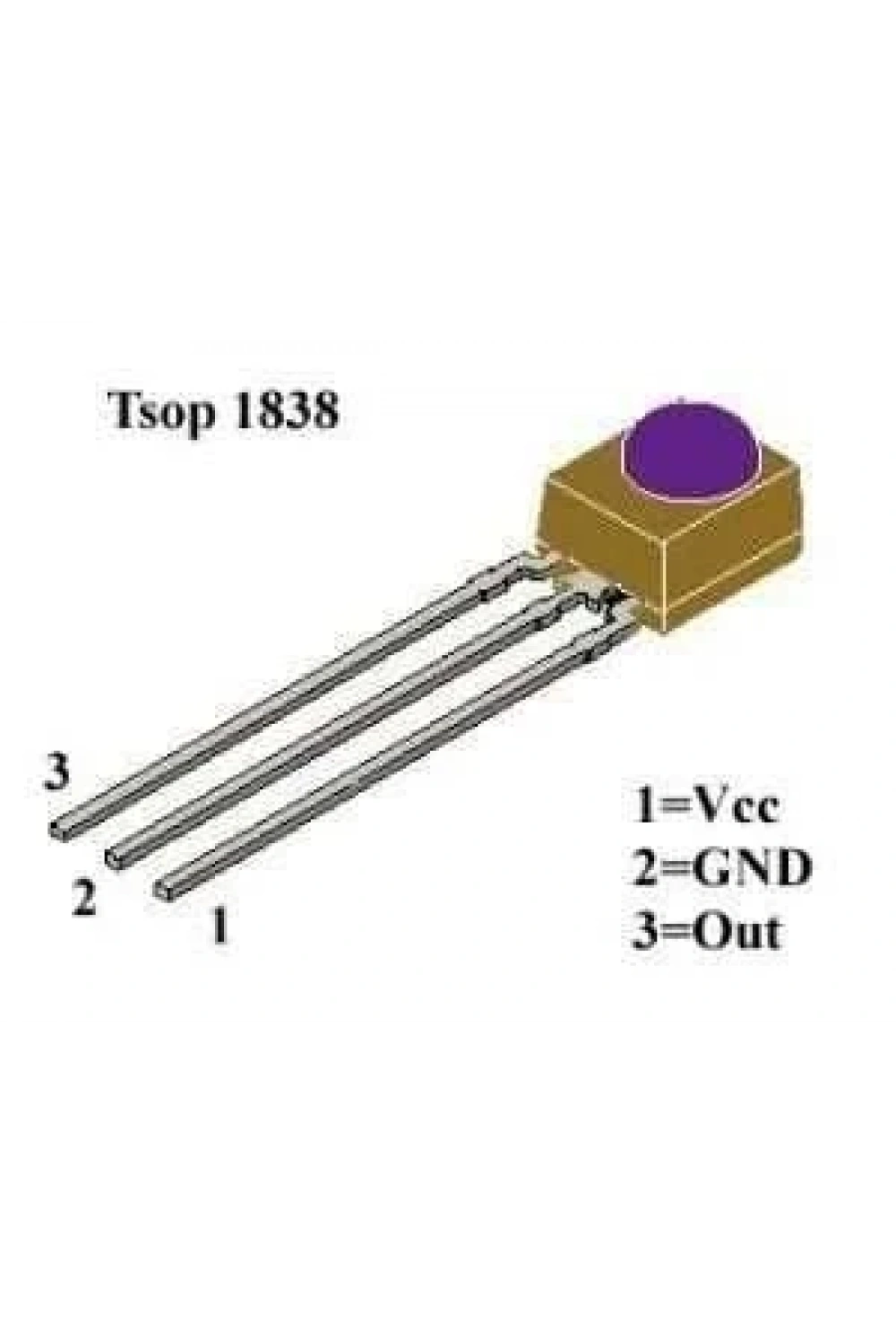 TSOP1838 38 KHz IR Alıcı