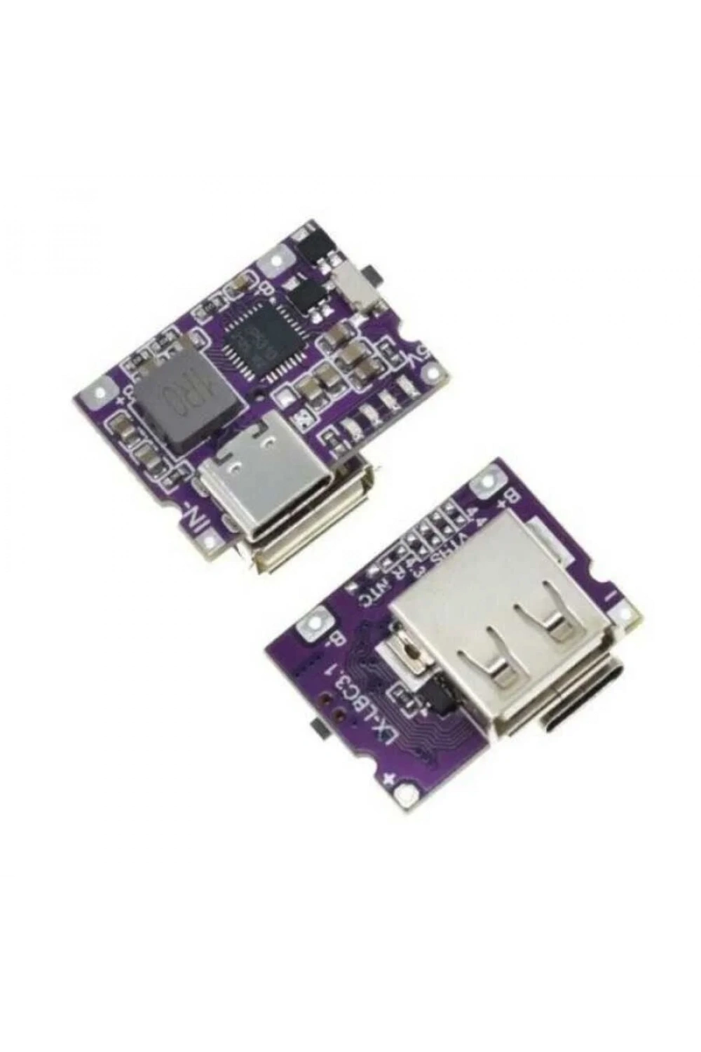 Type-C Li-ion 18650 Pil Şarj Devresi - USB Çıkışlı Powerbank Modülü