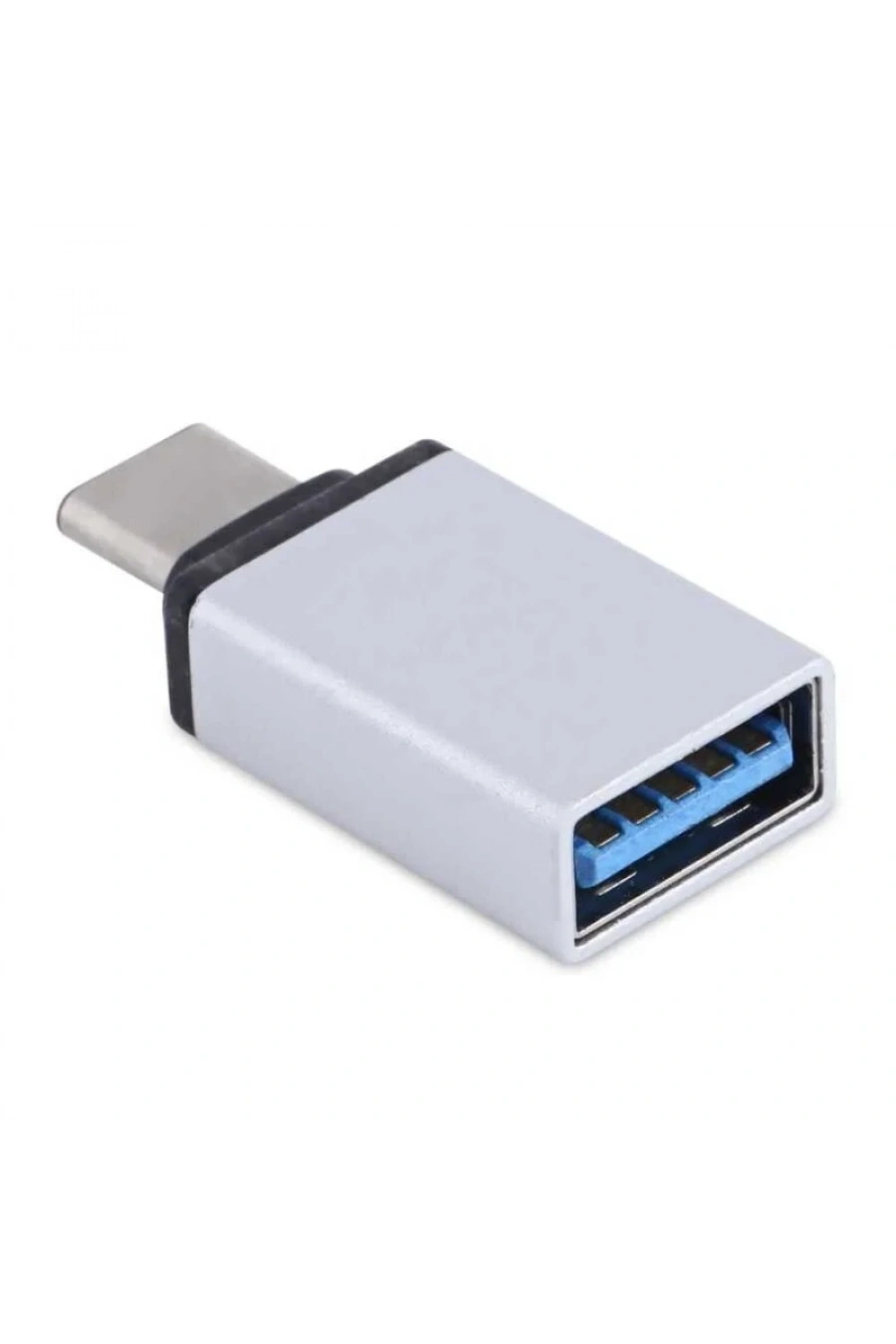 Type-C Otg Dönüştürücü- USB Çevirici - Gümüş