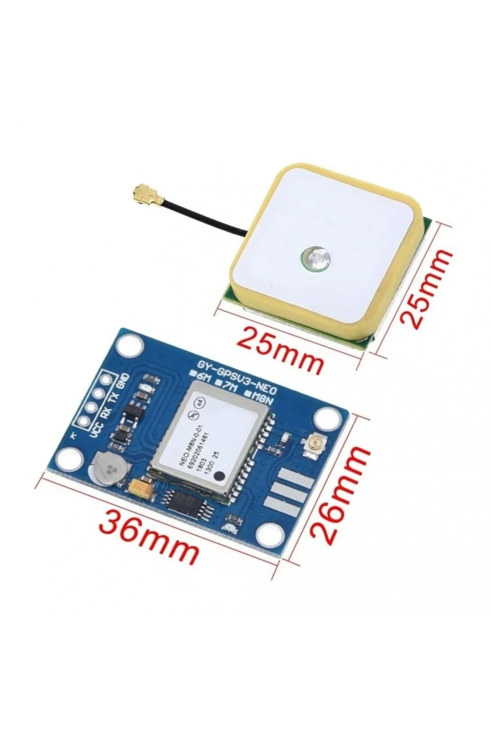 Ublox GY-GPSV3 NEO-8M M8N GPS Modülü