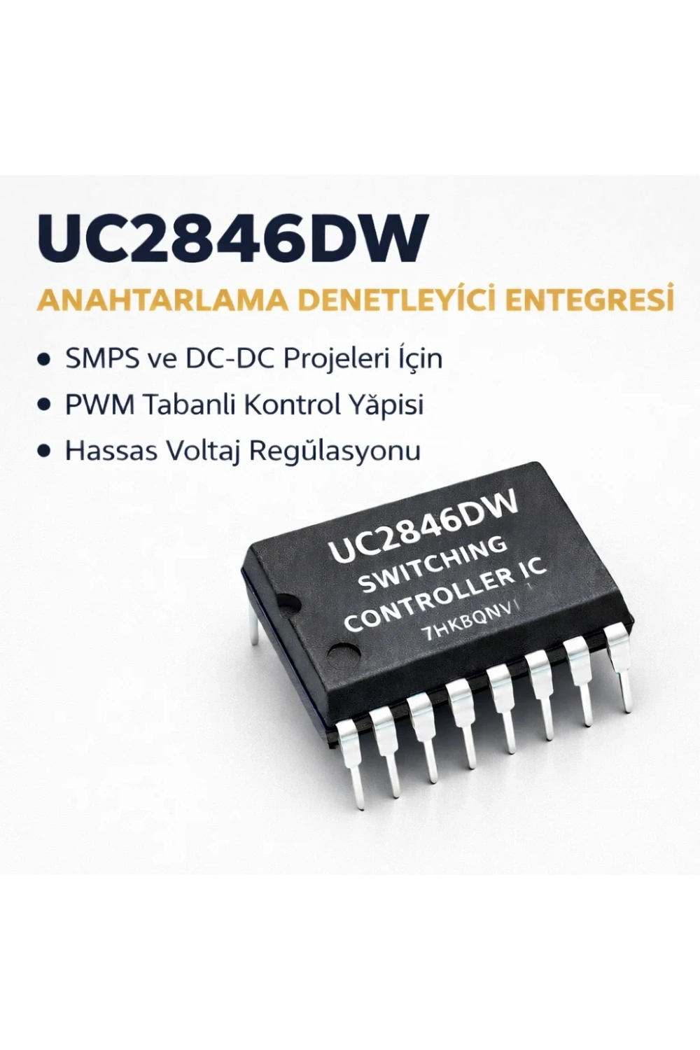 UC2846DW Anahtarlama Denetleyici Entegresi SOIC-16W