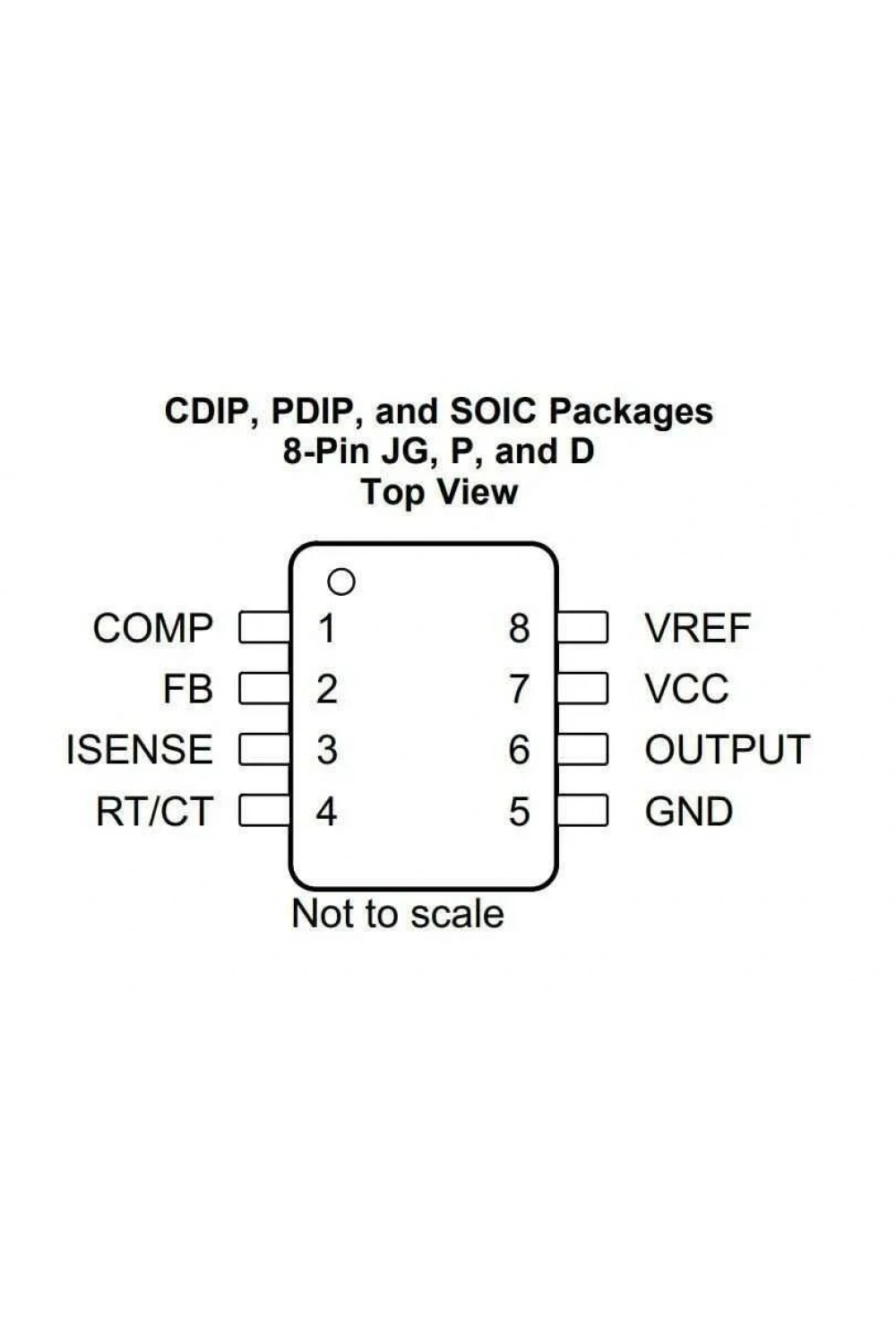 UC3843AD8TR SMD SOIC-8 Entegre