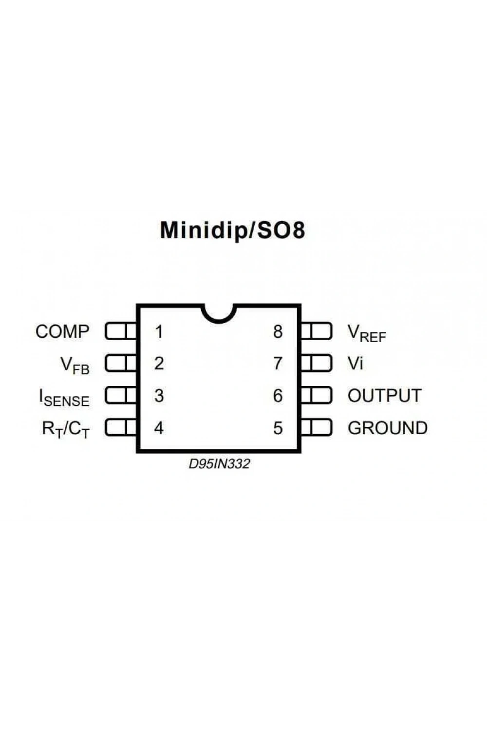 UC3845BD1013TR SMD SOIC-8 Entegre