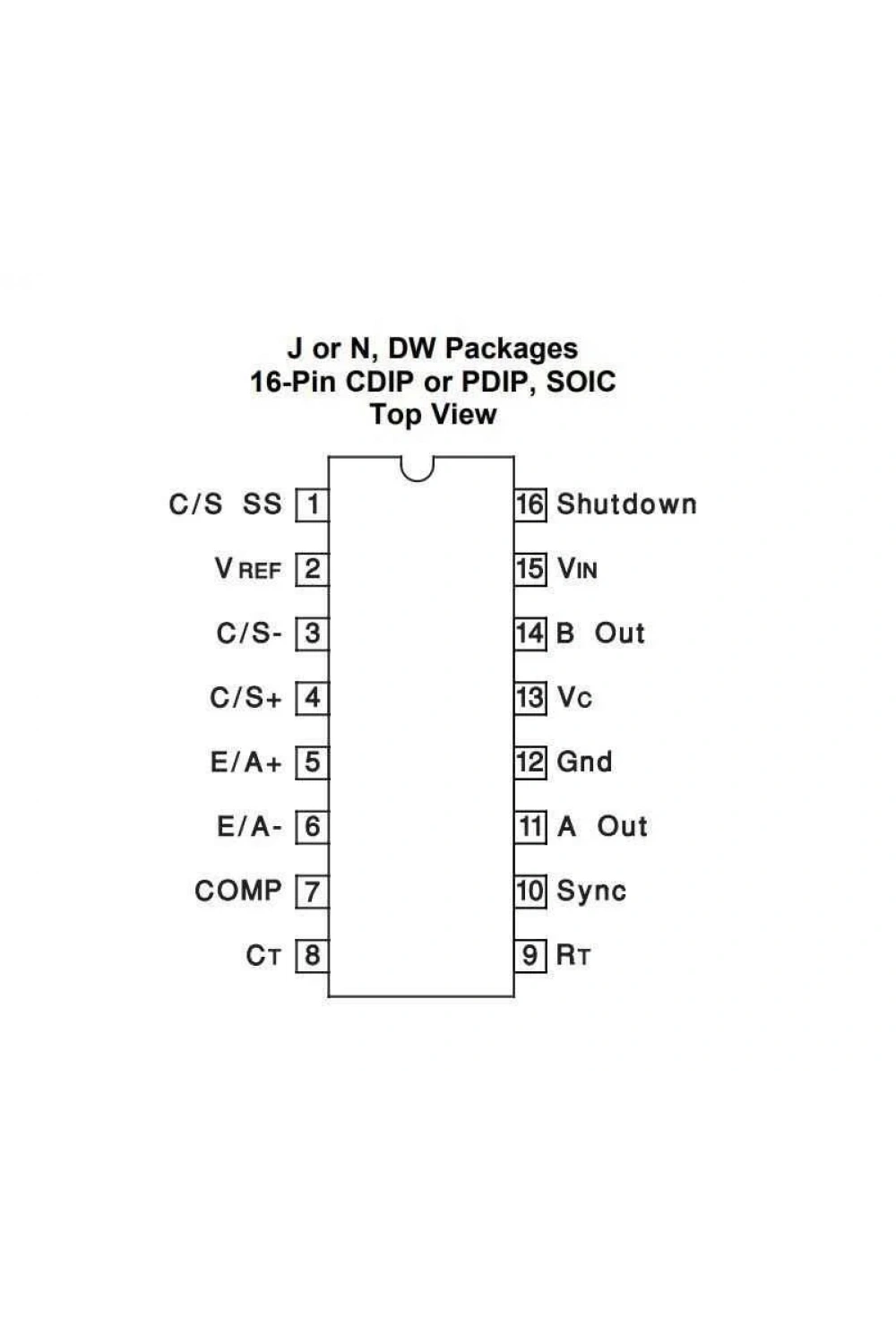 UC3846N DIP-16 Entegre