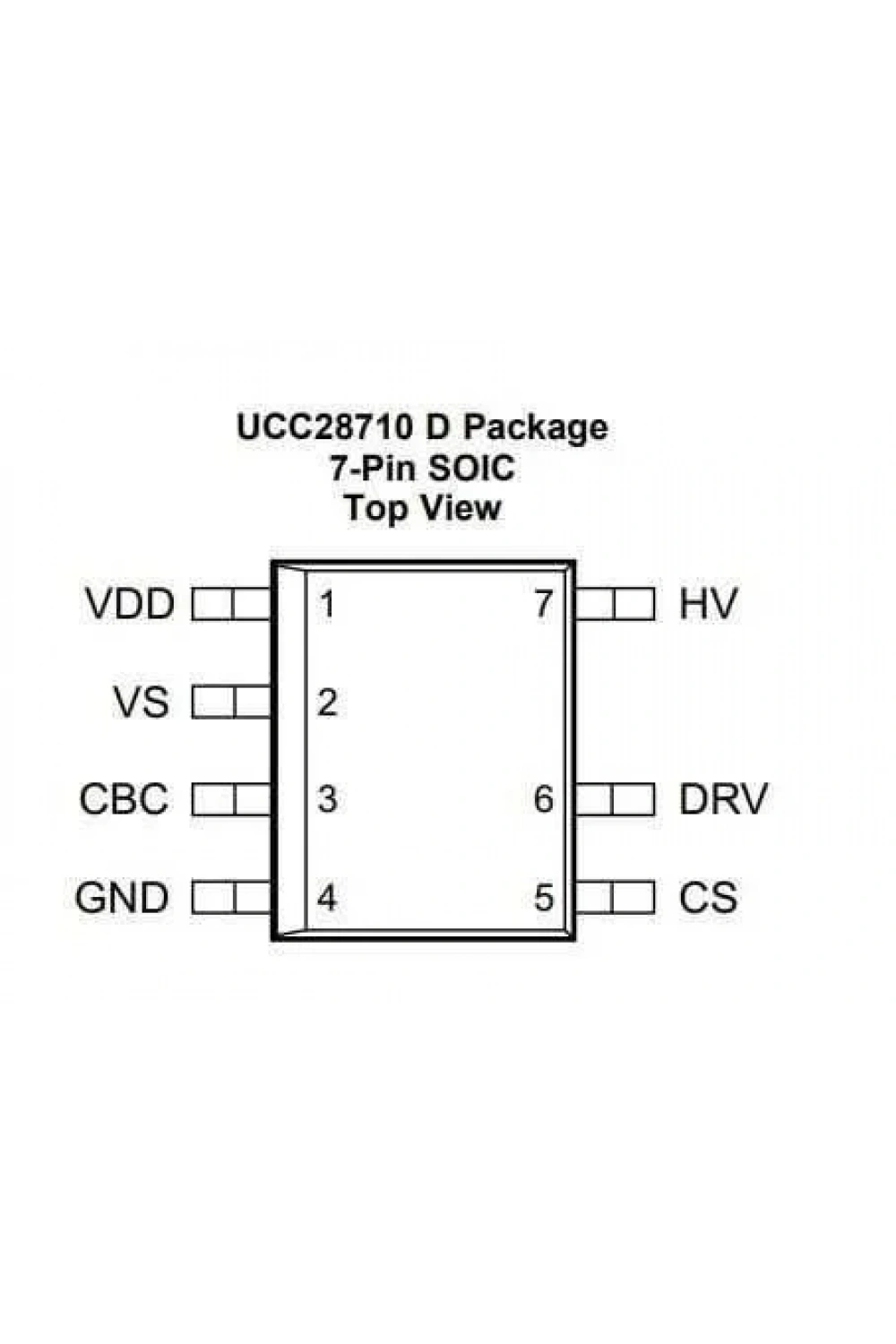 UCC28710DR SMD SOIC-7 Entegre