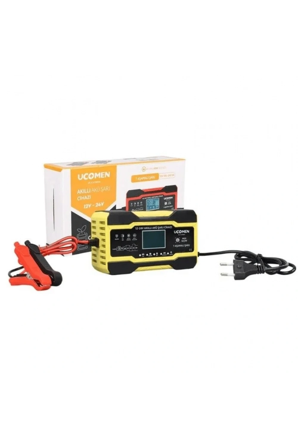 Ucomen Akü Şarj Cihazı 12/24 Volt 10A